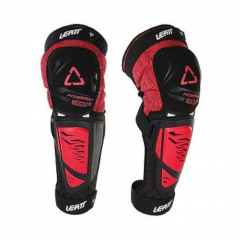 Наколенники LEATT HYBRID 3DF EXT красные
