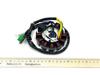 Статор генератора 161QMK 200см3 (AC 11 катушек) (WW0659)
