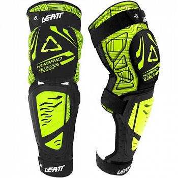 Наколенники LEATT HYBRID 3DF EXT зелёные